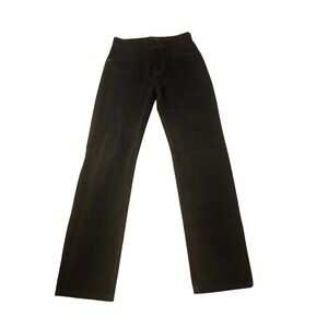 Freego Brandon Jeans Mens 28 Black Mid Regular Straight Classic Denim Pants